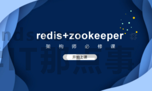 全网最新redis+zookeeper架构师必修课 — 马士兵教育